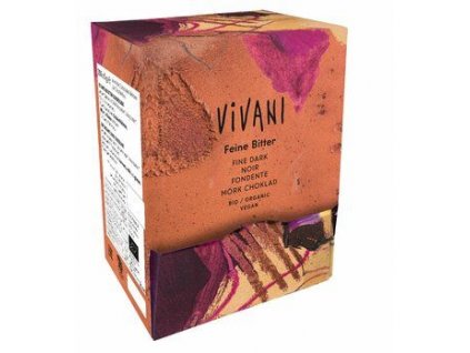 Vivani baton de ciocolata neagra 200x5g bio