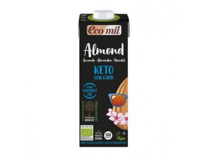 Ecomil Keto mandlový nápoj bez cukru 1l bio