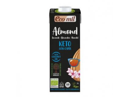 Ecomil Keto napój migdałowy bez cukru 1l organiczny