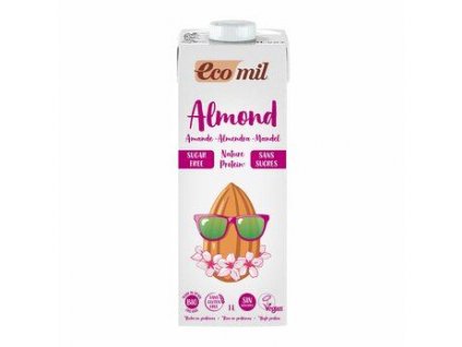 Ecomil Mandlový nápoj Protein bez cukru 1l bio