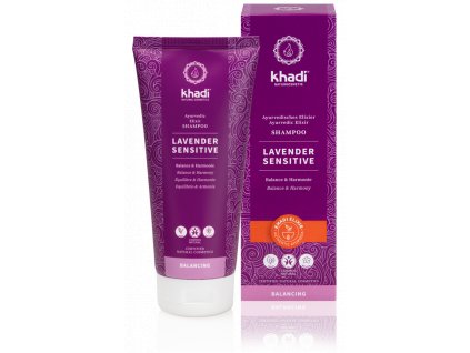 Khadi Shampoo Lavender Sensitive 200ml eco