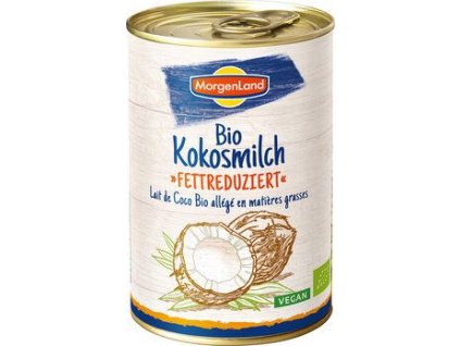 MorgenLand Kokosové mléko nízkotučné 400ml bio