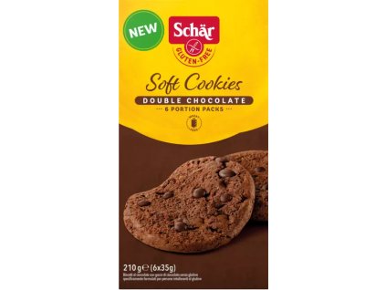 Schär Měkké cookies dvojitá čokoláda 210g
