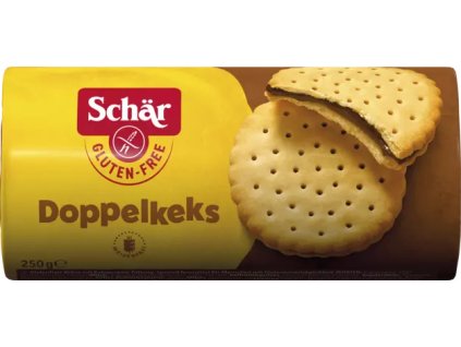 Schär Double biscuits with cocoa filling 250g