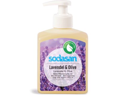 45435 sodasan tekute mydlo levandule a olivy 300ml eco