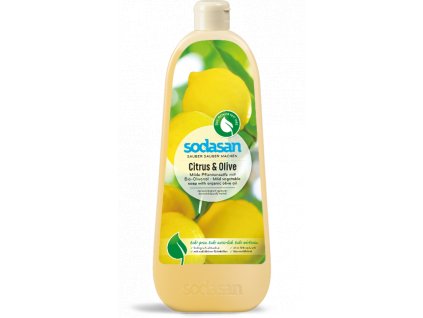 Sodasan Mydlo tekuté citrus a olivy 1l eco