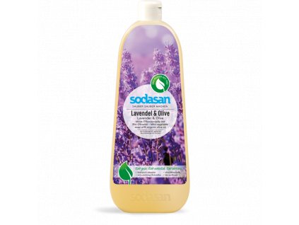 Sodasan Flüssigseife Lavendel und Oliven Nachfüller 1l Öko