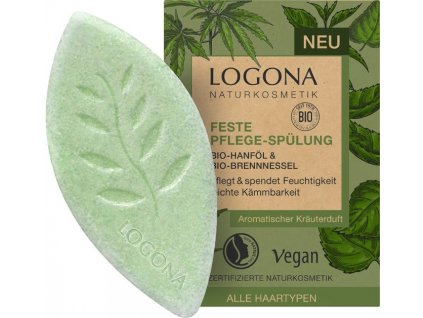 Logona Feste Spülung Hanf und Brennnessel 60g Öko