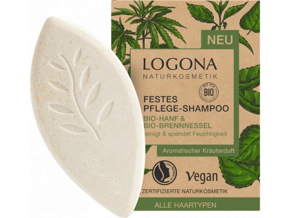 Logona Solid shampoo hemp and nettle 60g eco