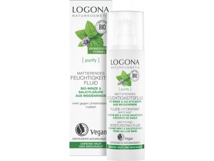 Logona Mattifying hydrating fluid 30ml eco