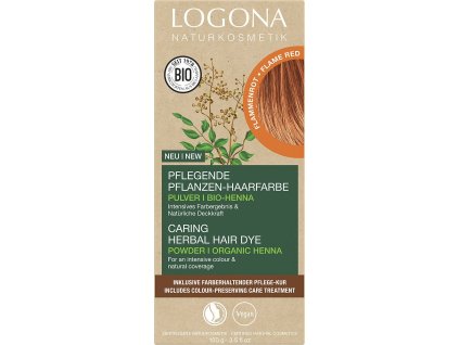 Logona Farba do włosów w proszku FIRE RED 100g eco