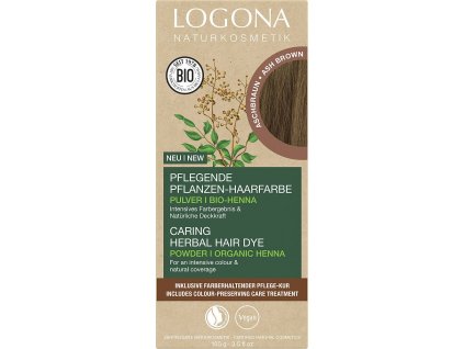 Logona Farba do włosów w proszku POPIELATY BRĄZ 100g eko