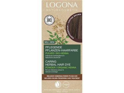 Logona Hajszínpúder KÁVÉBARNA 100g eco