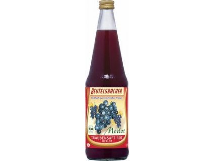 Beutelsbacher Hroznová šťáva červená Merlot 700ml bio