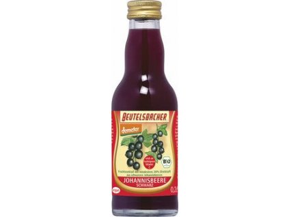 Beutelsbacher Blackcurrant Juice 200 ml organic