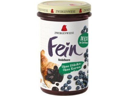 Zwergenwiese Ovocná pomazánka jemná borůvka 280 g bio