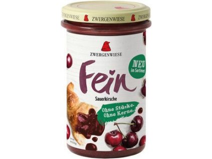 Zwergenwiese Gyümölcskrém, puha cseresznye, 280 g, bio