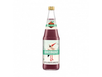 Ostmost Alma és cseresznye fröccs 700 ml bio