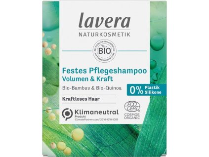 Lavera Szampon w kostce zwiększający objętość i wytrzymałość 50g eko