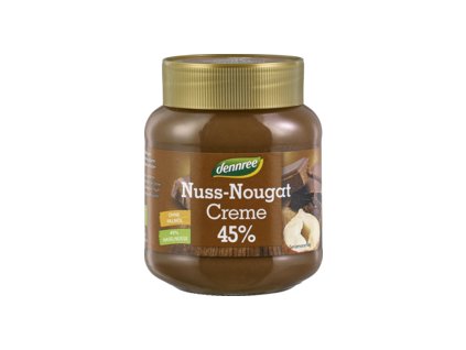 Dennree Nugátový krém 45% lieskových orieškov 400 g bio