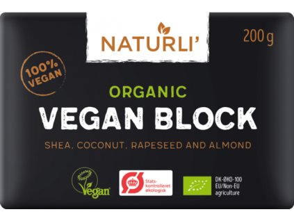 Naturli Veganský tuk kostka 200g bio