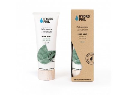 Hydrophil Toothpaste mint with fluoride 75ml eco