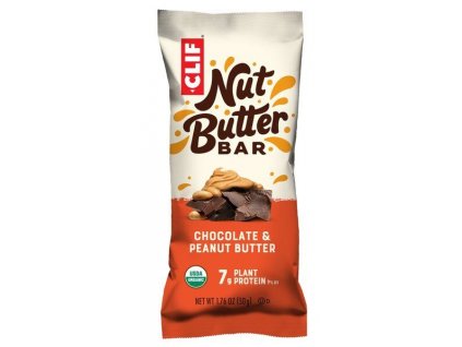 Clif Bar Tyčinka čokoládová arašídové máslo 50g bio