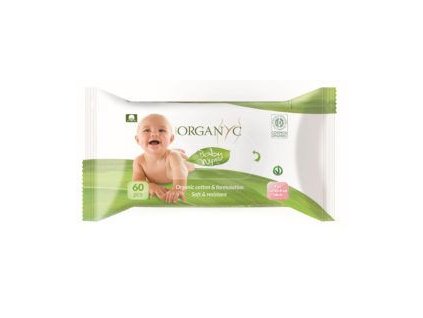 Organyc Baby nedves törlőkendők 60db eco