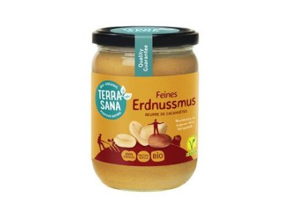 Terrasana Peanut butter smooth 500g organic