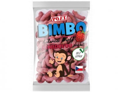 Bimbo z sosem truskawkowym. 100g POEX