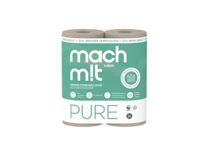 Wepa Kitchen paper towels 3-ply 2 rolls 200 sheets