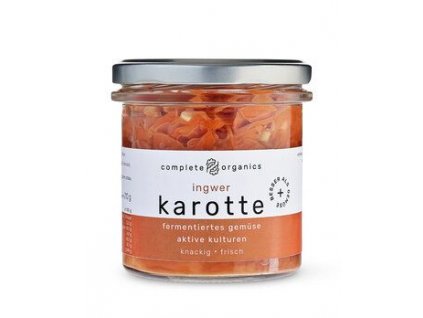 Completeorganics Fermented Carrots with Ginger 220g organic