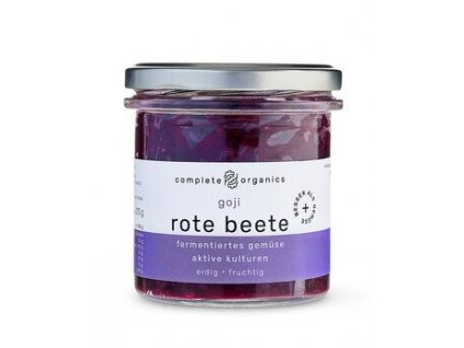 Completeorganics Fermentovaná červená repa s goji a chrenom 230g bio