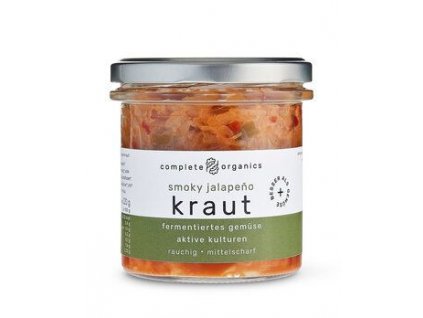 Completeorganics Fermentierter Kohl mit geräuchertem Paprika und Jalapeno 210g Bio