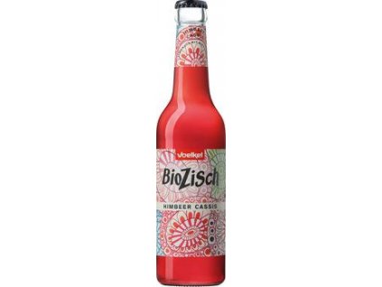 Voelkel BioZisch raspberry and blackcurrant 330 ml organic