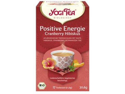 Yogi Tea Pozitívna energia brusnice ibištek 30,6 g bio