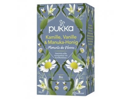 Pukka kamilla, vanília és manuka mézes tea, 32g bio