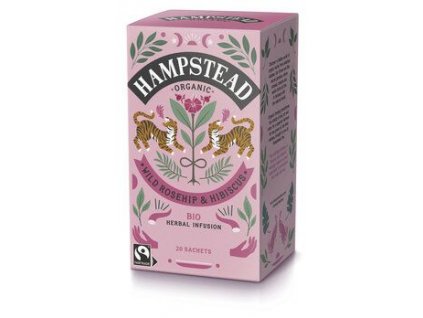Hampstead Šípkový čaj s ibištekom 30g bio