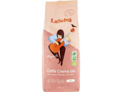 LaSelva Crema Elegante coffee beans 1kg organic