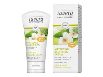 Lavera Matující vyrovnávací krém zelený čaj 50ml eco