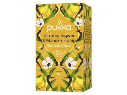 Pukka Tee Zitrone, Ingwer und Manuka-Honig 40g Bio