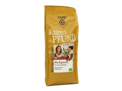 Gepa Poctivé Espresso zrnkové 500g bio