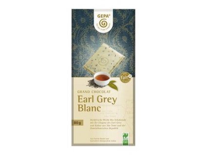 Gepa Čokoláda Earl Grey biela 80g bio