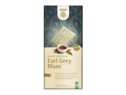 Gepa Čokoláda Earl Grey bílá 80g bio