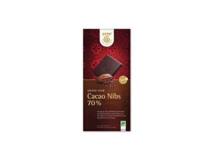 Gepa Chocolate with cocoa chips 100g organic