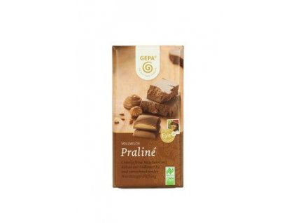 Gepa Vollmilchschokolade mit Nougat 100g Bio