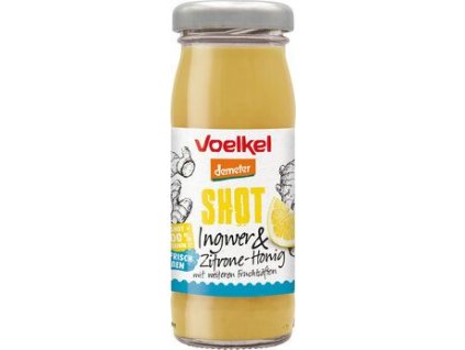 Voelkel Shot zázvor, citron a med 95ml bio