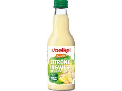 Voelkel Lemon and ginger juice 200 ml organic