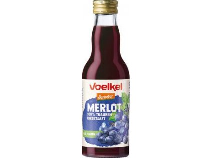 Voelkel Merlot wine juice 200 ml organic