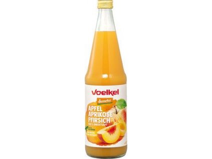 Voelkel Apfel-, Aprikosen- und Pfirsichsaft 700 ml Bio